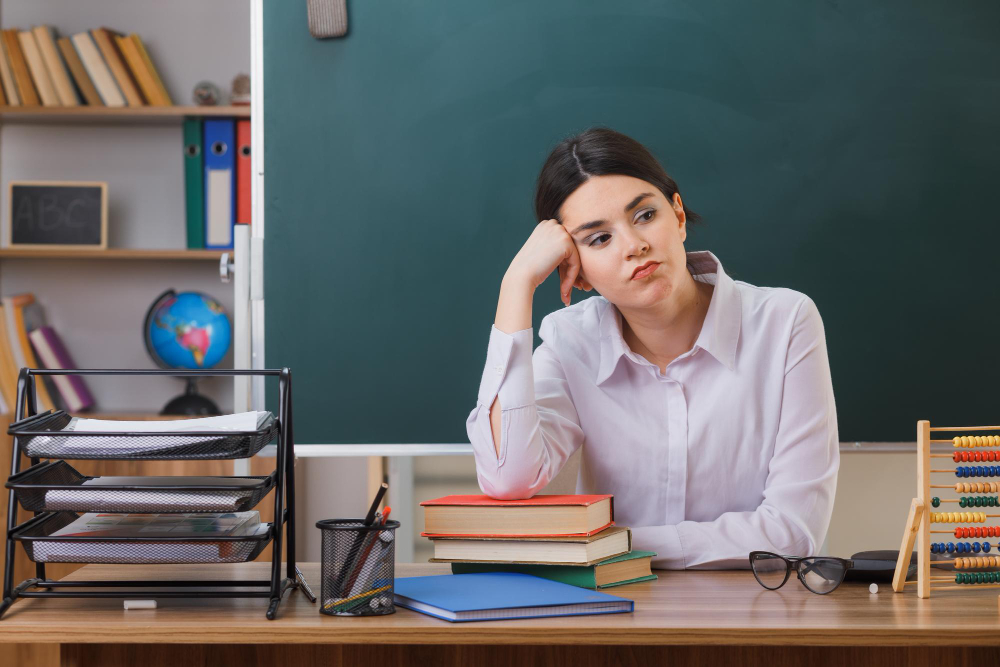 maestra stanchezza insegnamento bambini