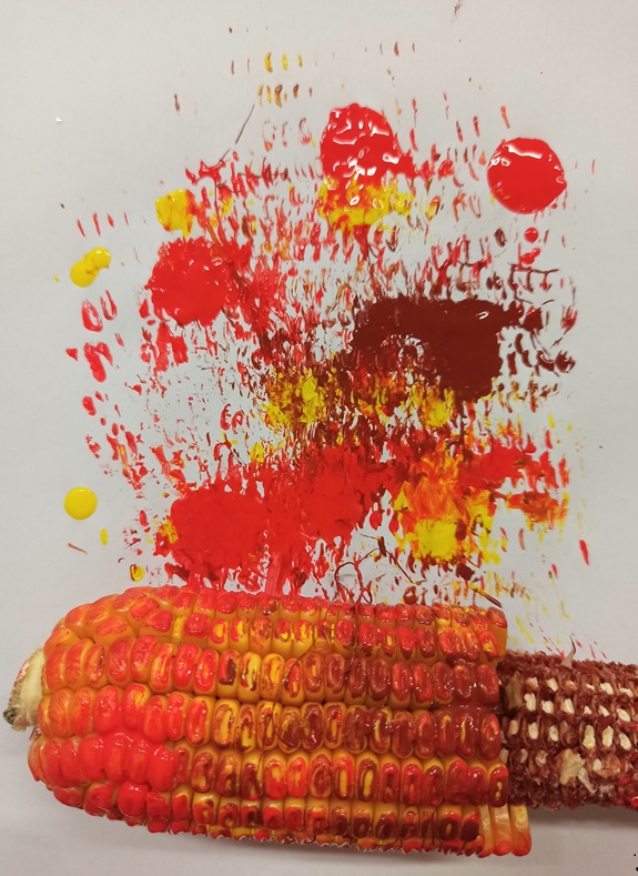 pittura mais tempera